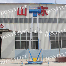 CE ISO BV Approve single one man person two mast luxury aluminum alloy lift